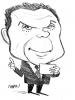 Caricature : Mitterrand Fred�ric