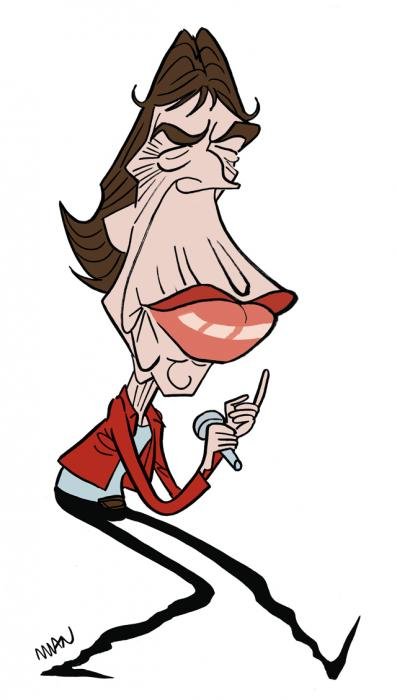 Caricature : Jagger Mick