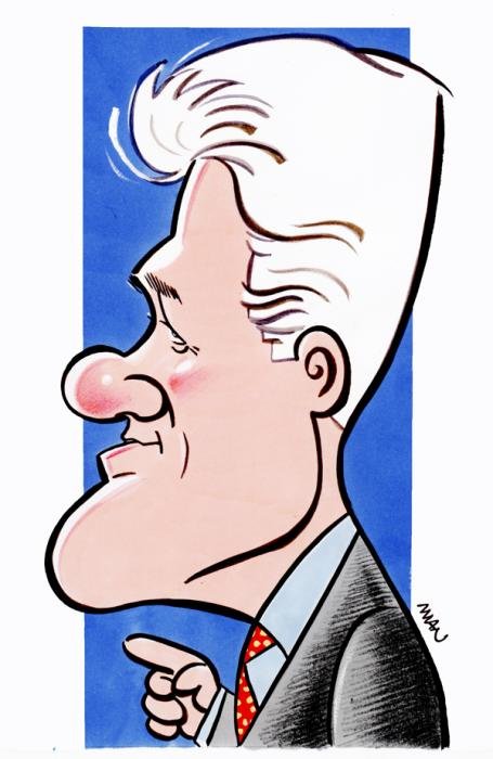 Caricature : Clinton Bill
