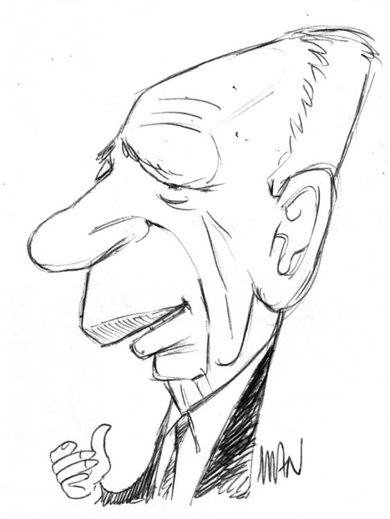 Caricature : Peres Shimon