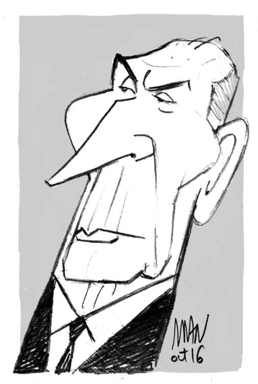 Caricature : Mitterrand F. 2