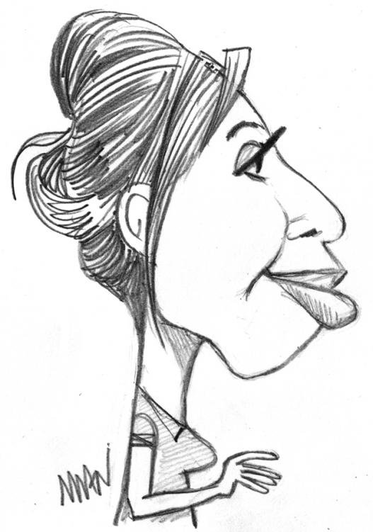Caricature : Salamé Léa 2