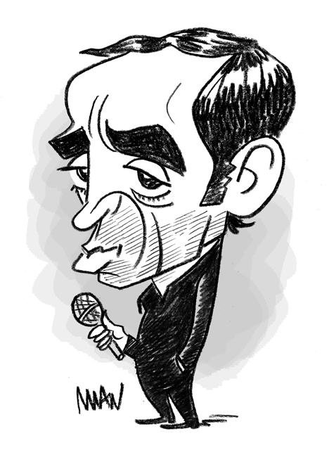 Caricature : Aznavour 3