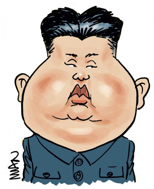 Caricature : Kim Jong-Un 2