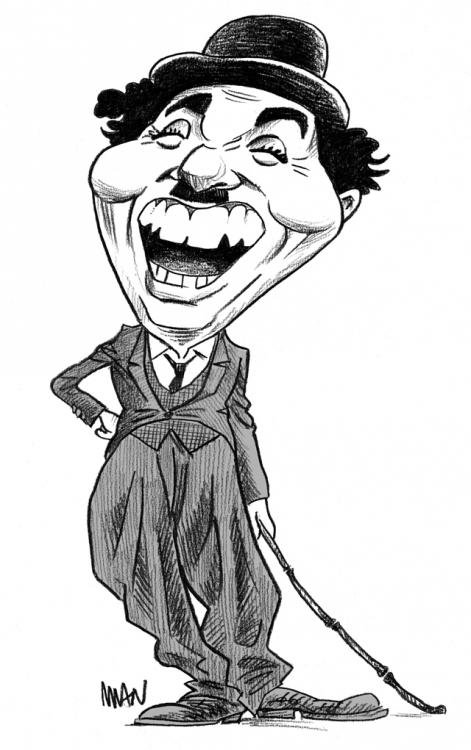 Caricature : Chaplin 4