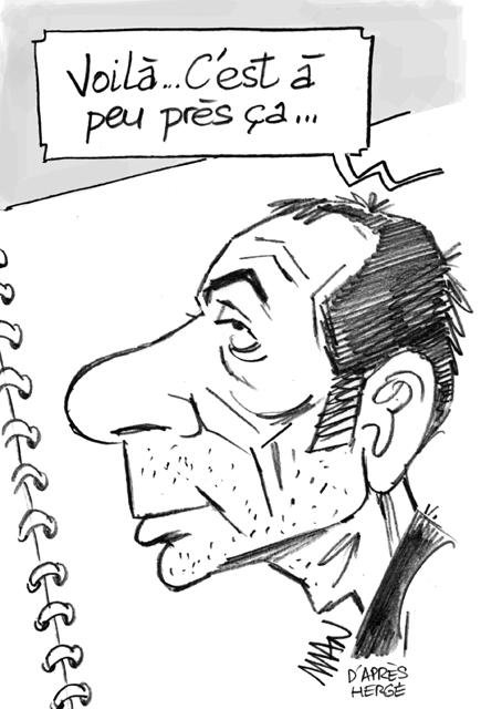 Caricature : Général Alcazar