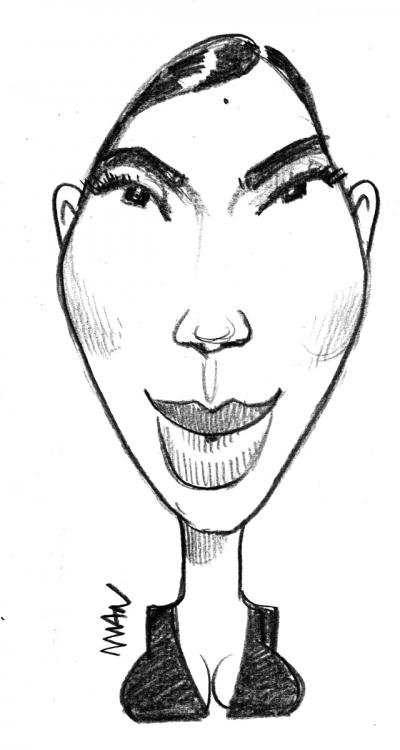 Caricature : Kardashian Kim