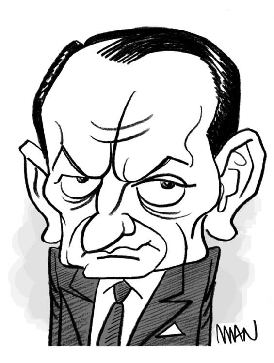 Caricature : Malraux André