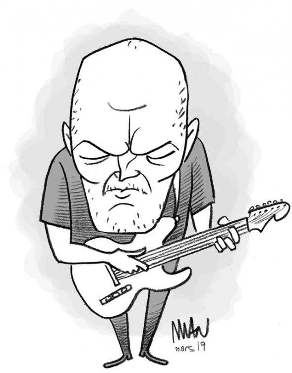 Caricature : Gilmour 3