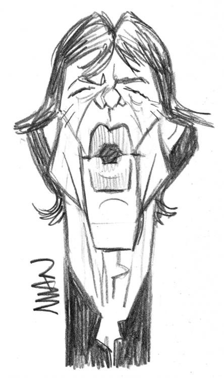 Caricature : Jagger Mick 2