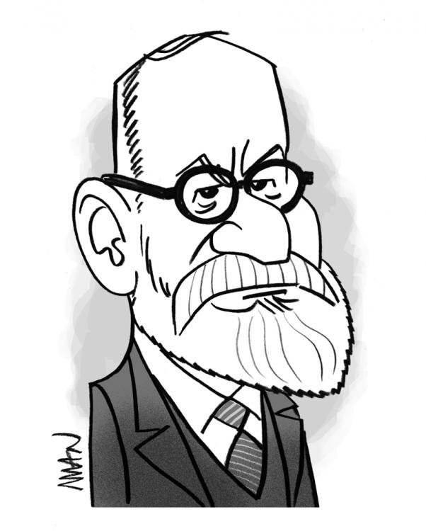 Caricature : Freud Sigmund