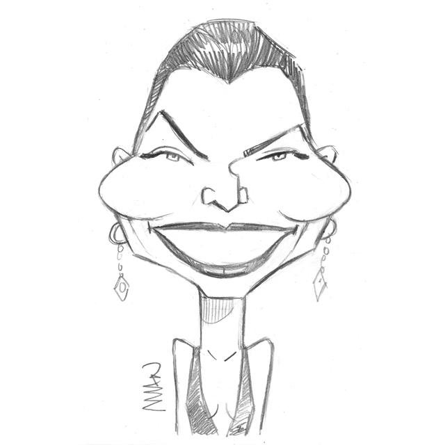 Caricature : Jovovich Milla