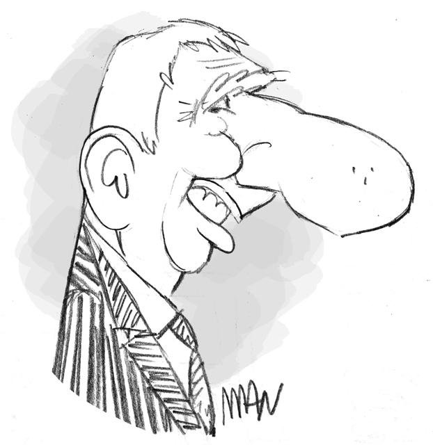 Caricature : Gérard Charles