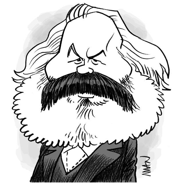 Caricature : Marx Karl