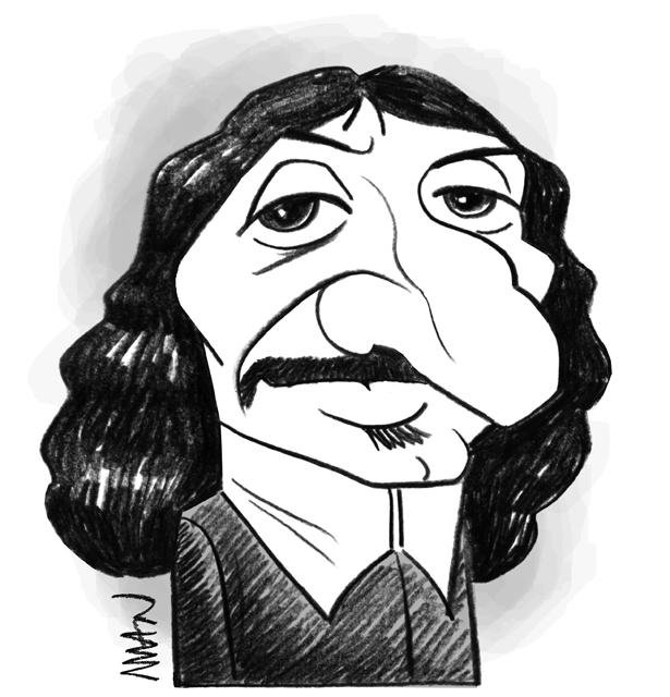 Caricature : Descartes RenÃ©