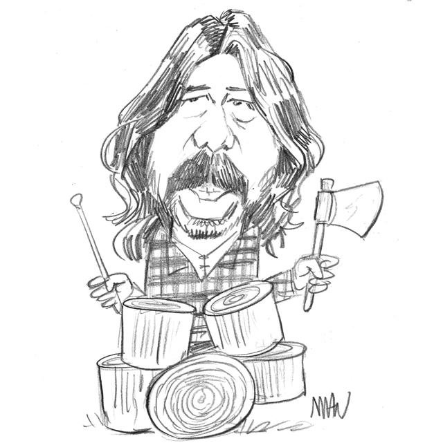 Caricature : Grohl Dave