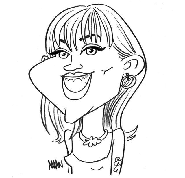 Caricature : Cirus Miley
