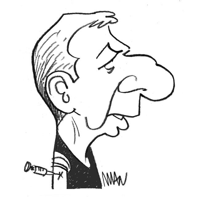Caricature : CymÃ©s Michel