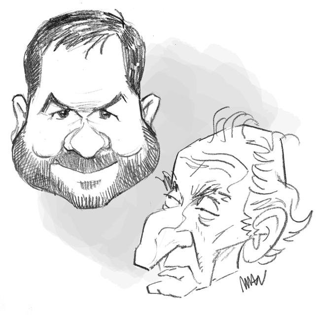 Caricature : Aurel & J. Bartoli