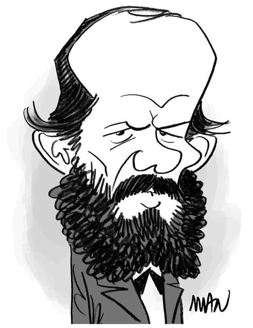 Caricature : Dostoievski