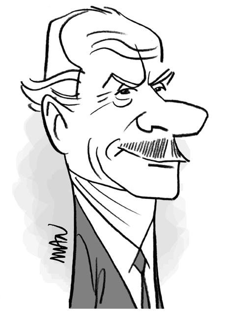 Caricature : McLuhan Marshall