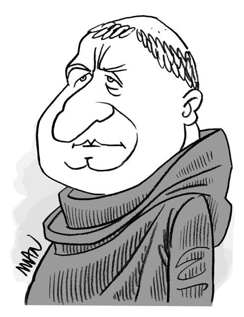 Caricature : Thomas d'Aquin