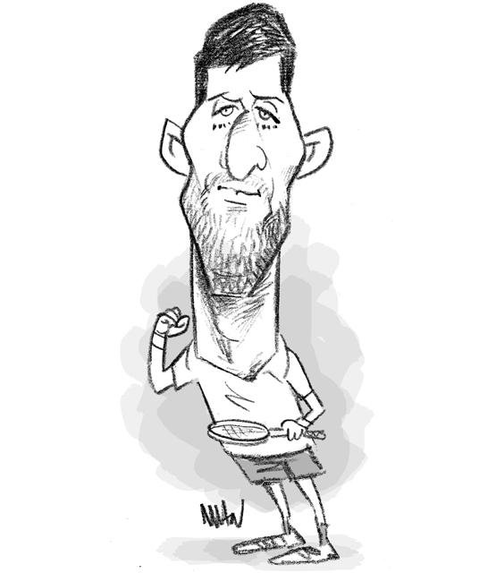 Caricature : Djokovic Novak