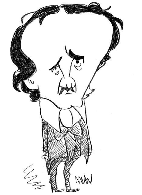 Caricature : Poe Edgar Allan