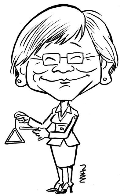 Caricature : Buffet Marie-Georges