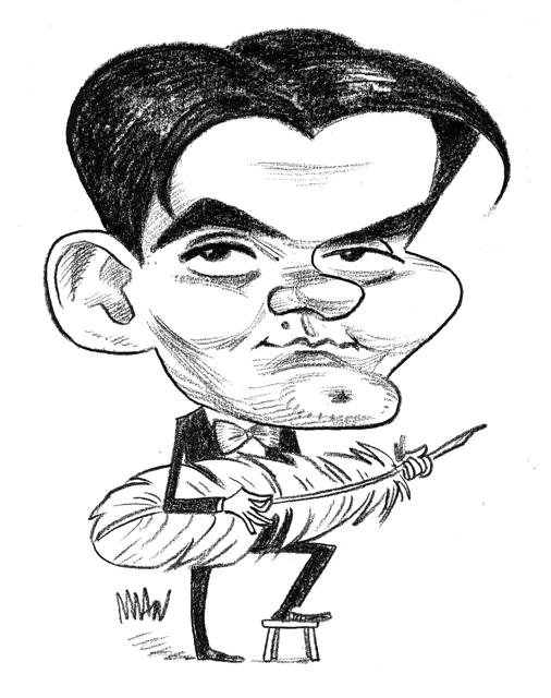 Caricature : Garcia-Lorca Federico