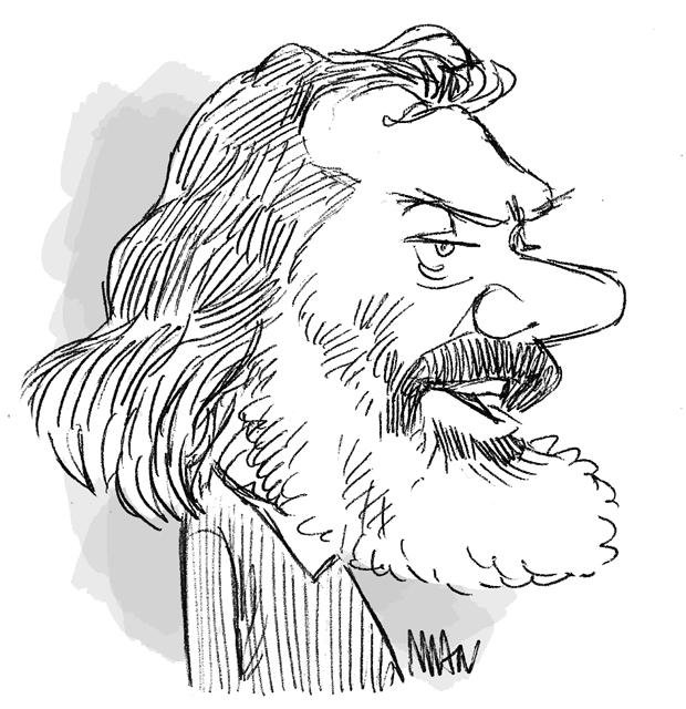Caricature : Moustaki Georges