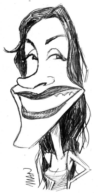 Caricature : Roberts Julia