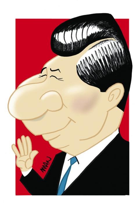 Caricature : Xi Jinping