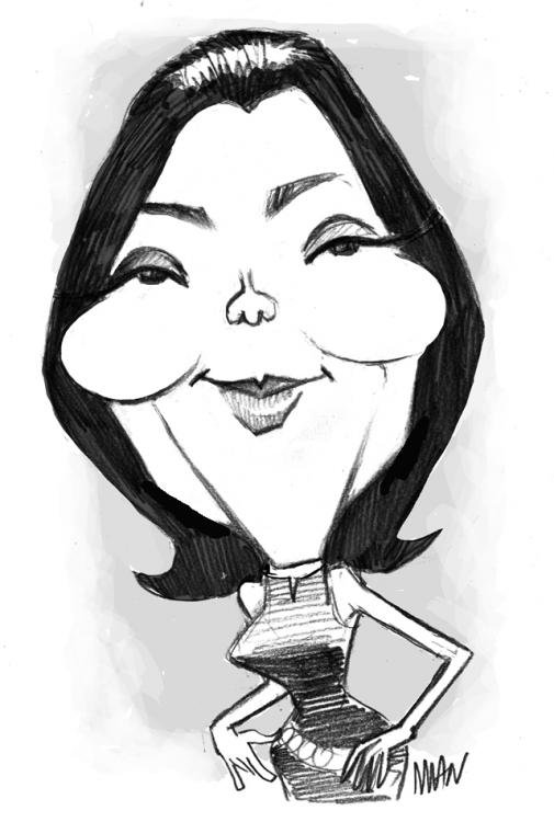 Caricature : Rigg Diana