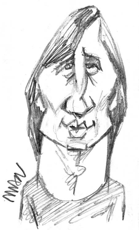 Caricature : Cruyff Yohan