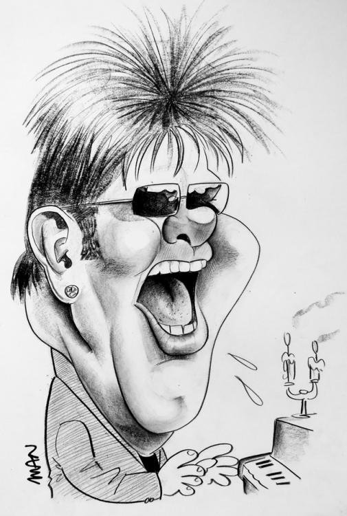 Caricature : John Elton 2