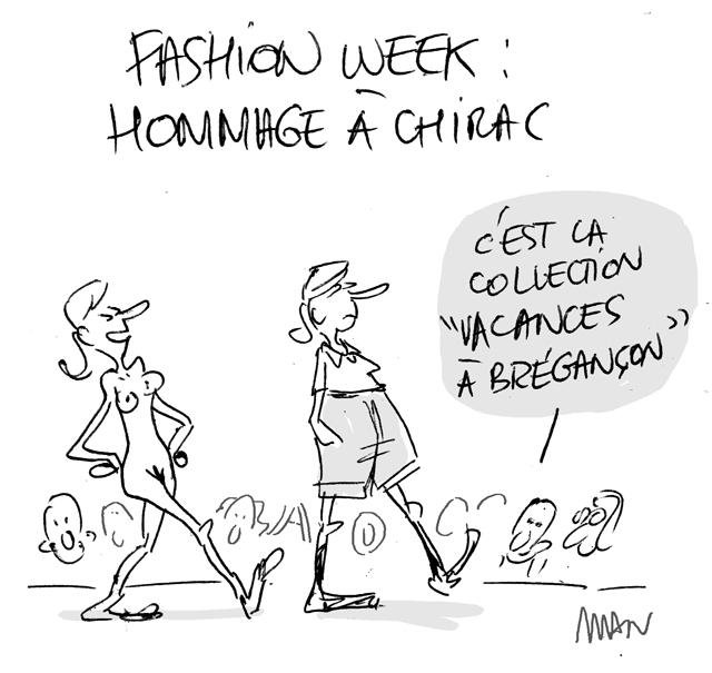 presse : Chirac-fashion week