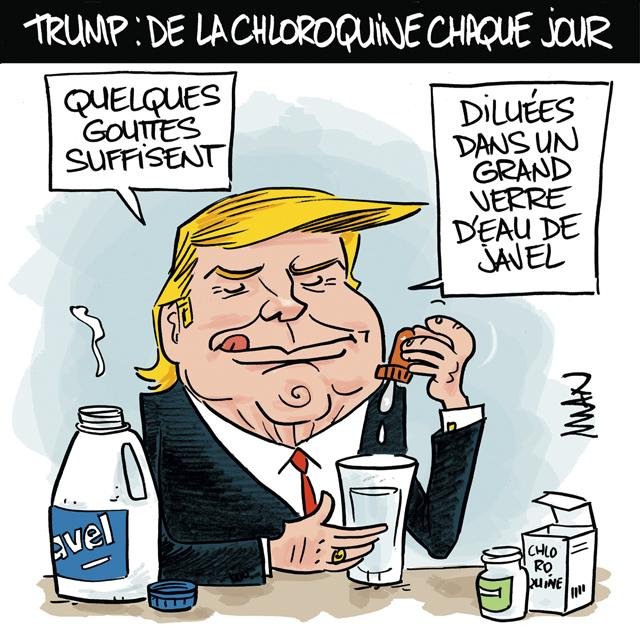 presse : Trump chloroquine