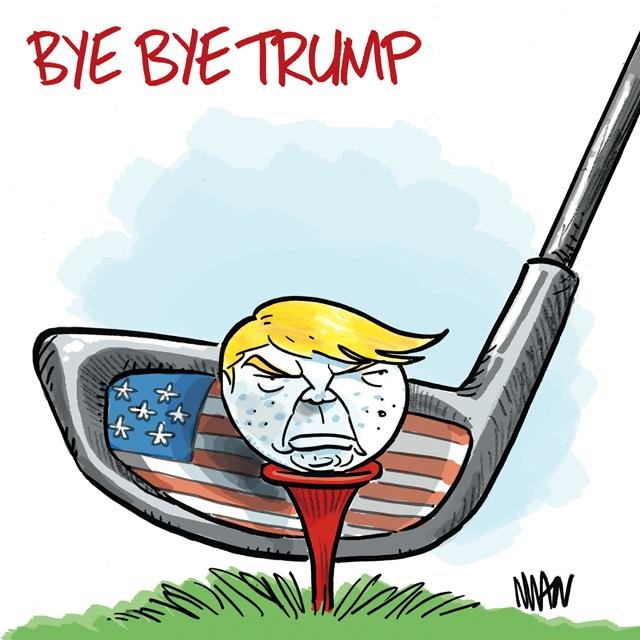 presse : Bye bye Trump