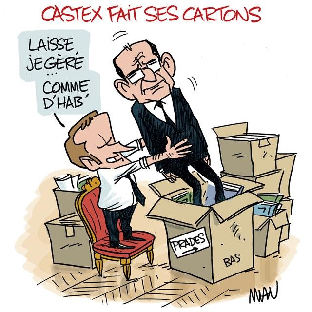 presse : Castex départ