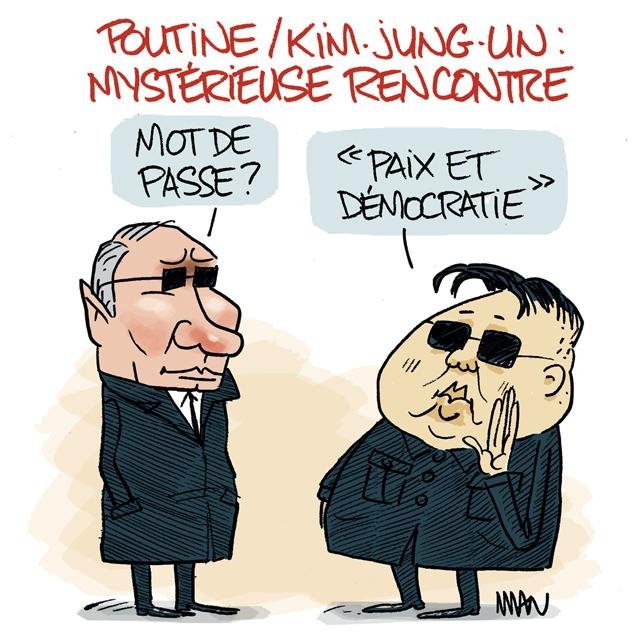 presse : Poutine & Kim