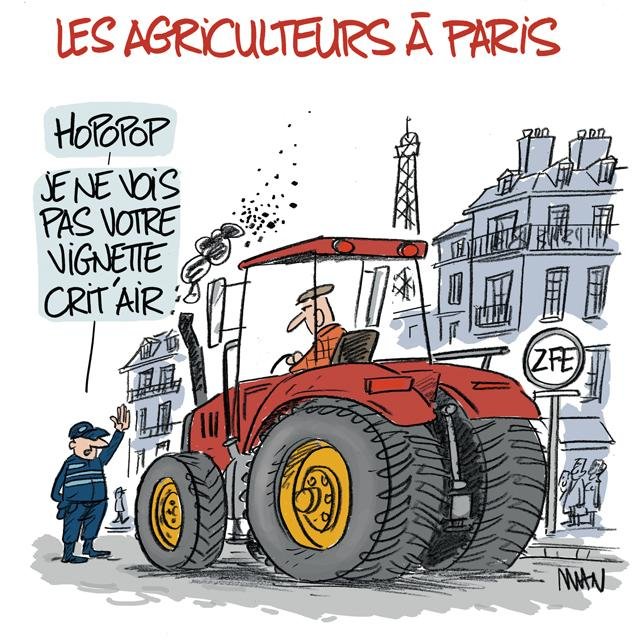 presse : Agriculteurs Ã  Paris