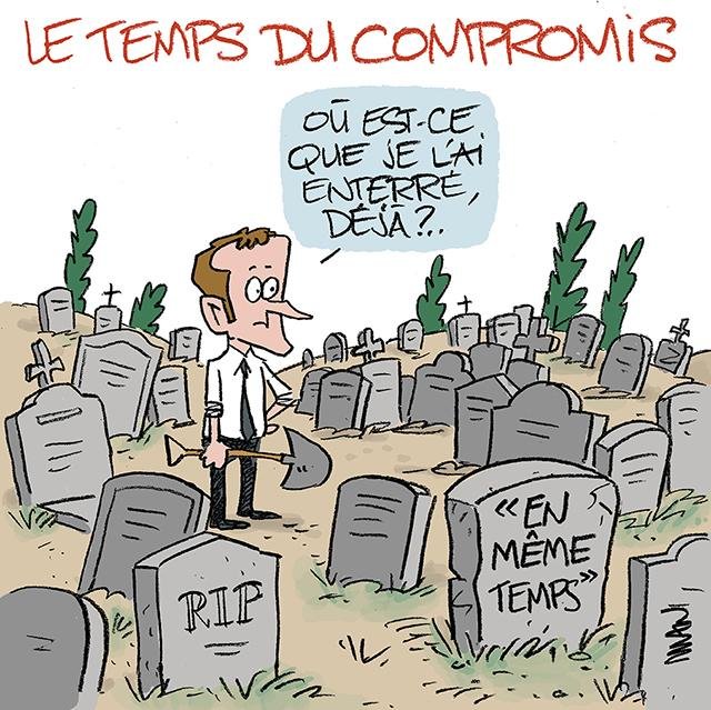 Dessin de presse : Compromis presse : Compromis