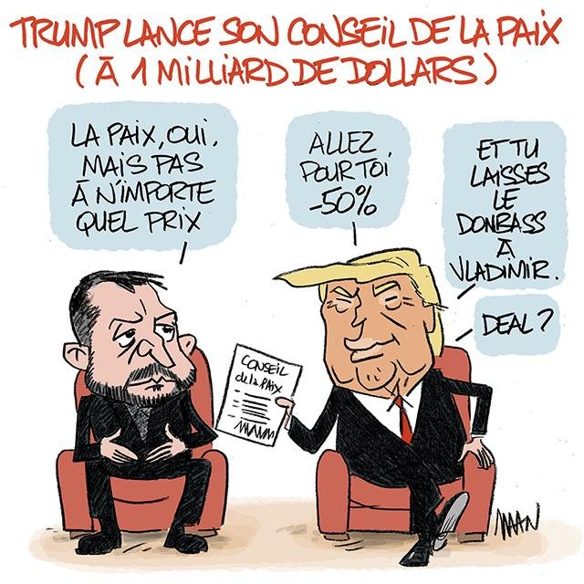 Dessin de presse : Deal presse : Deal