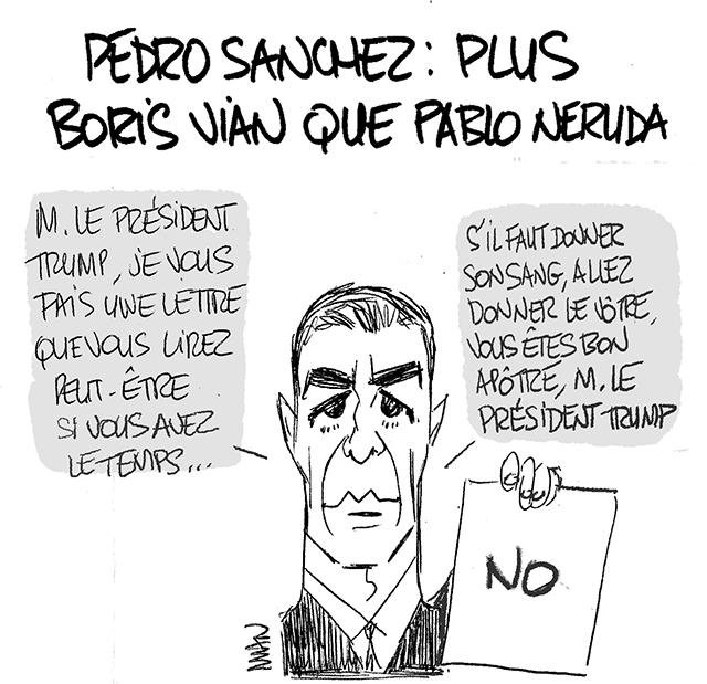 Dessin de presse : Sanchez presse : Sanchez