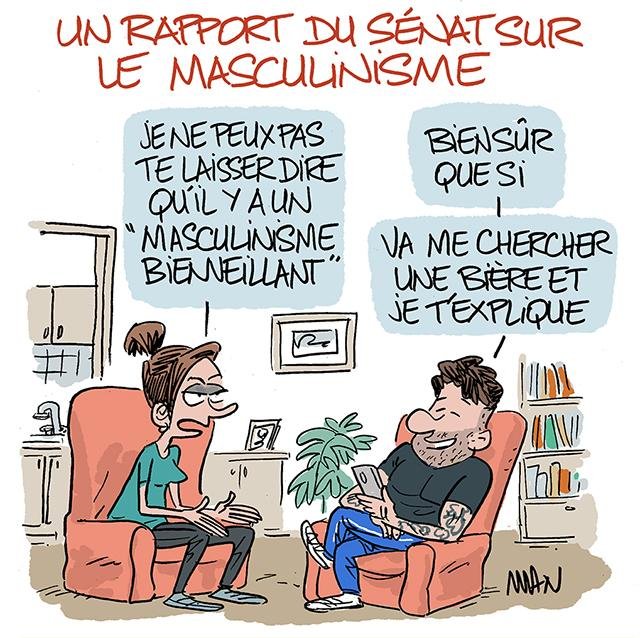 Dessin de presse : Masculinisme presse : Masculinisme