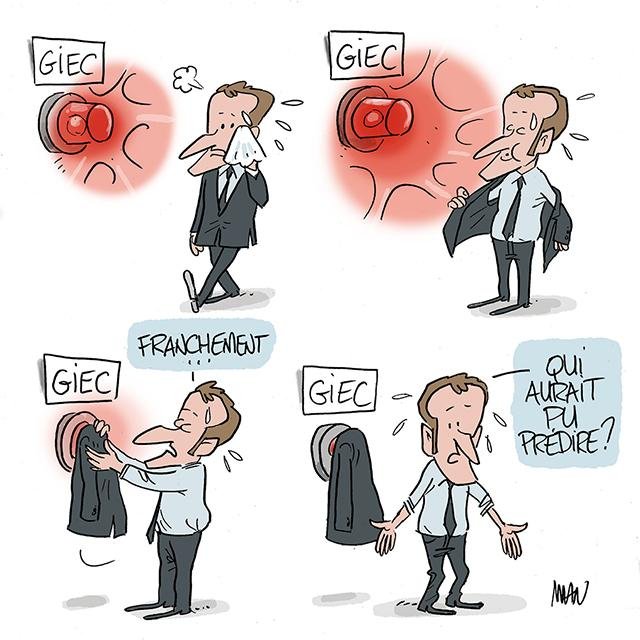 Dessin de presse : GIEC presse : GIEC