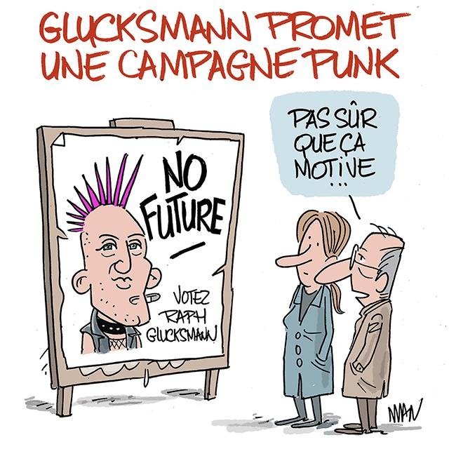 Dessin de presse : Campagne punk presse : Campagne punk