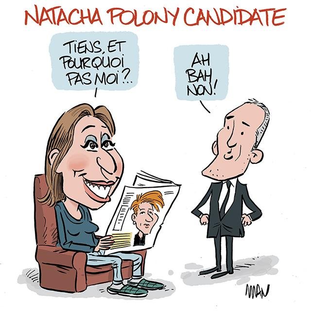Dessin de presse : Polony candidate presse : Polony candidate