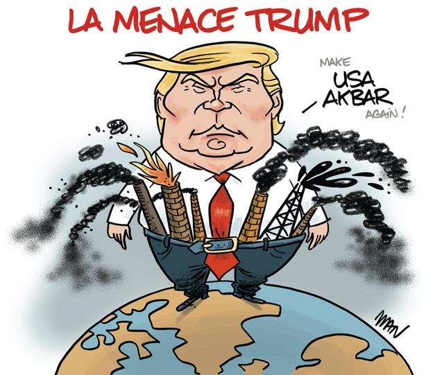 presse : Menace Trump